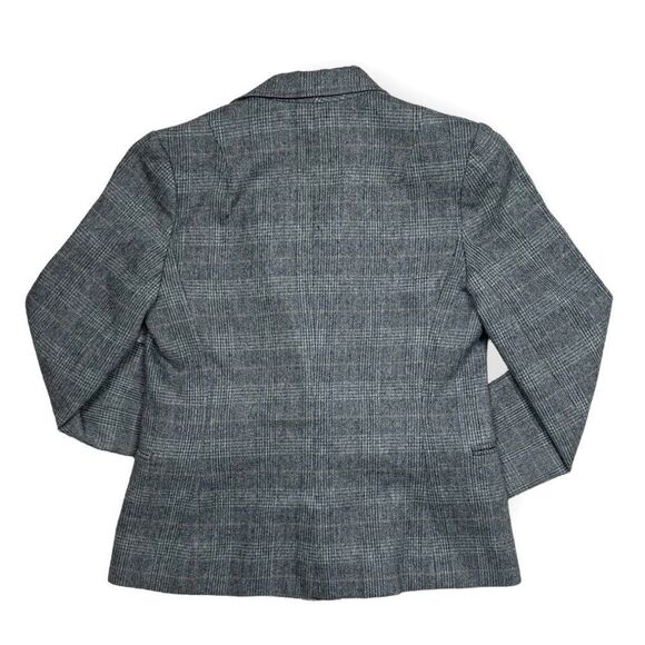 Vintage ILGWU 60's Grey Plaid Wool Blazer - Picture 5 of 15